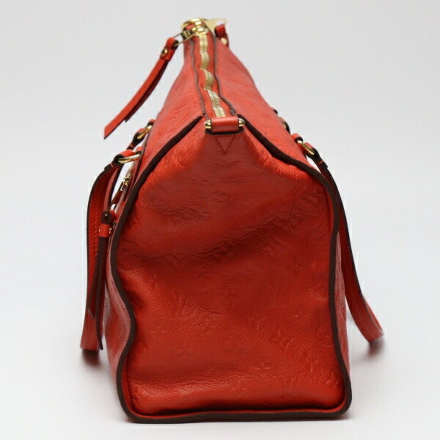Louis Vuitton Red Color Monogram Empreinte Shoulder Bag Tote Bag