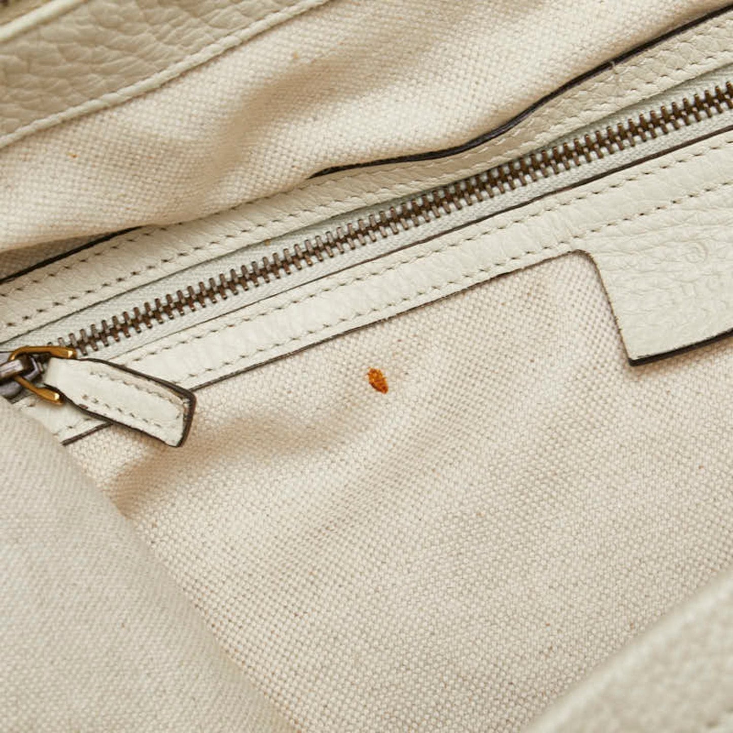 Gucci Ivory Leather Shoulder Bag
