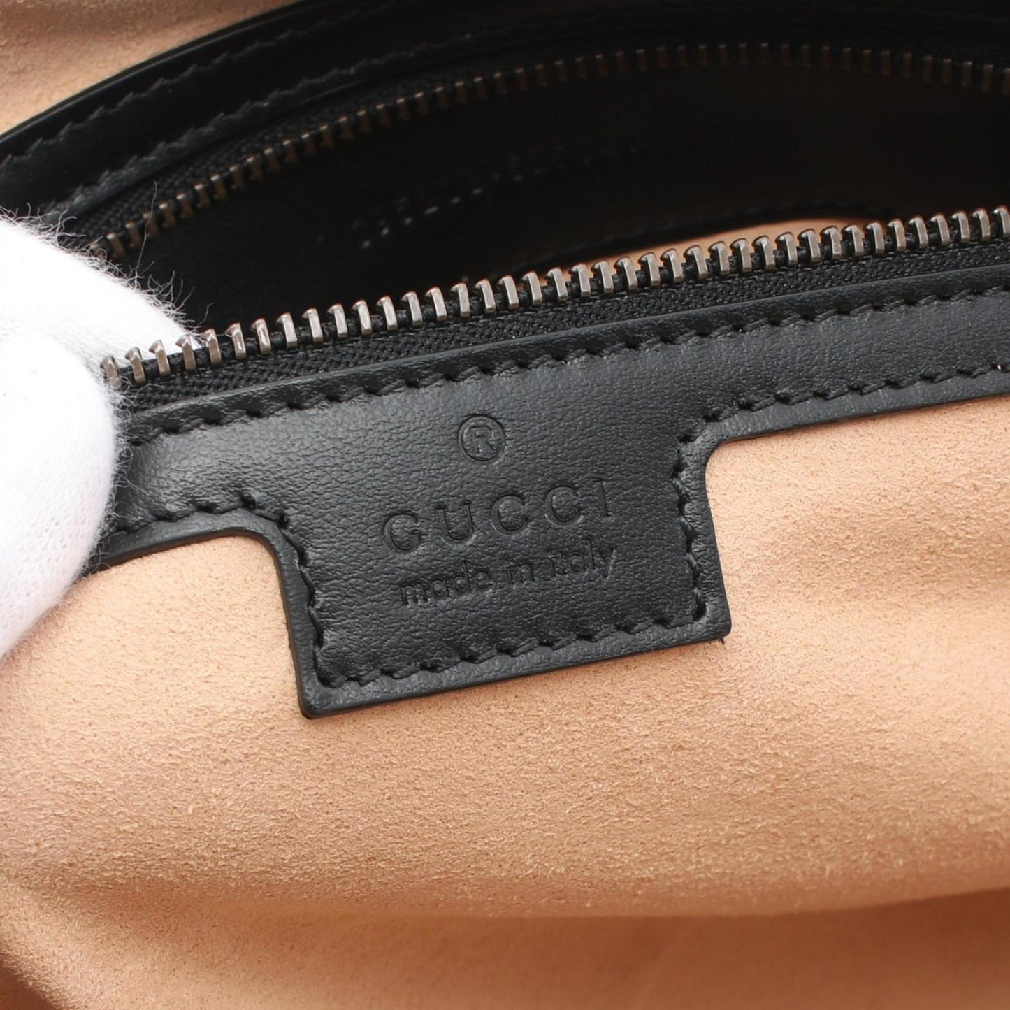Gucci Black Leather Tote Bag