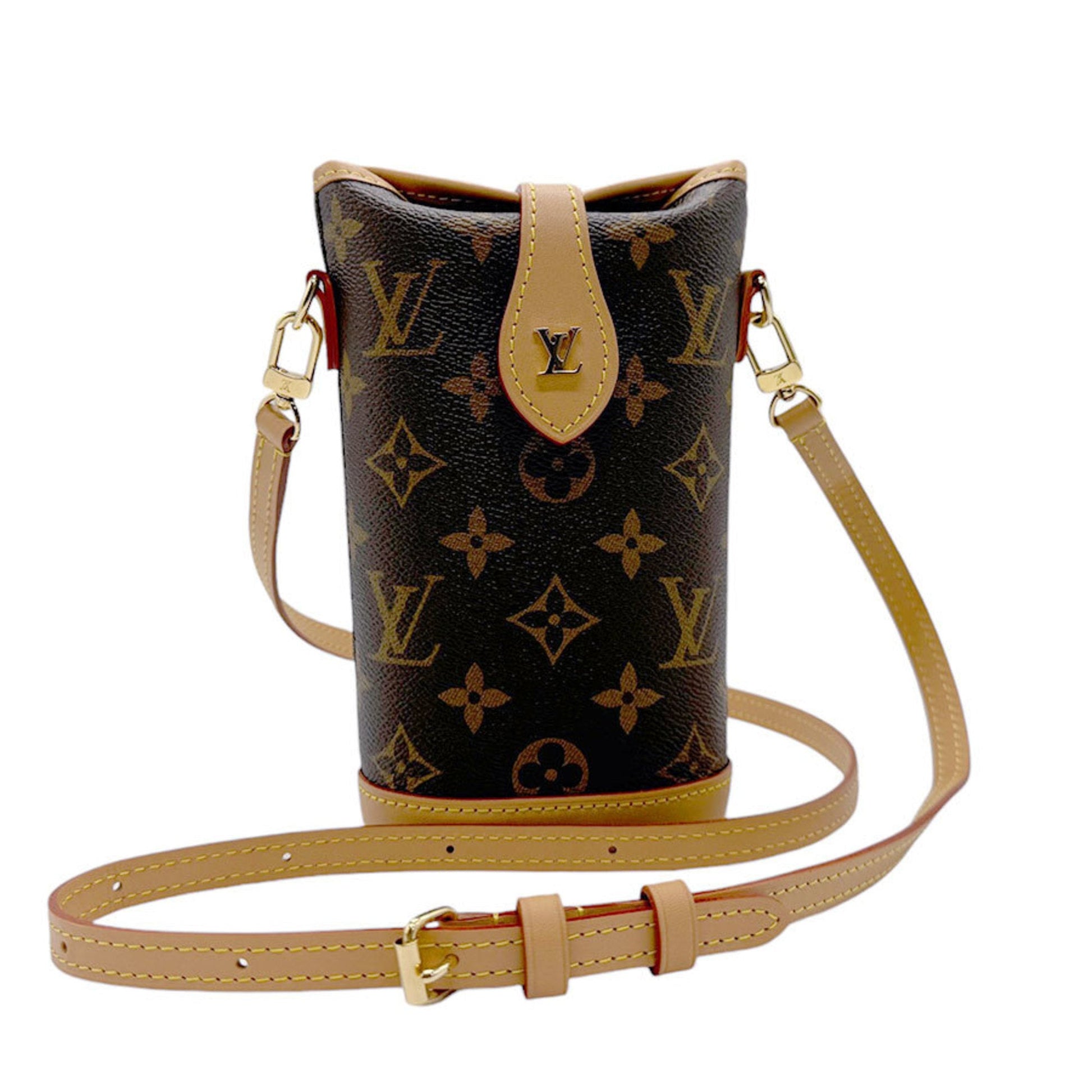 Louis Vuitton Brown Monogram Shoulder Bag ()