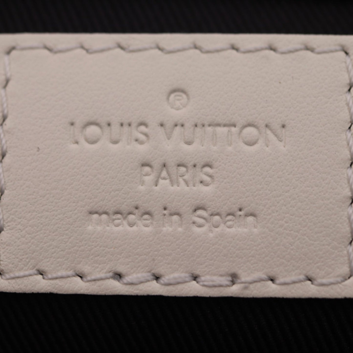 Louis Vuitton Blanc White Leather Handbag Shoulder Bag