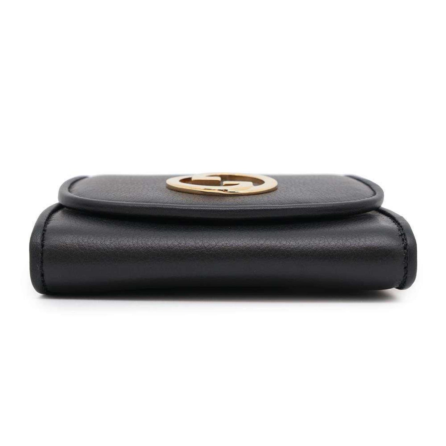 Gucci Black Leather Chain/Shoulder Wallet