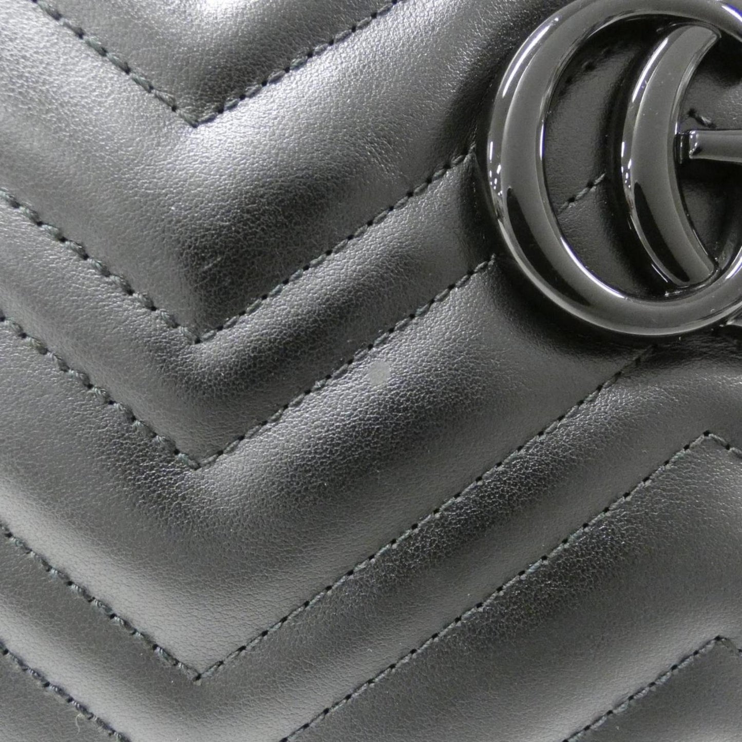 Gucci Black Quilting Leather Shoulder Bag