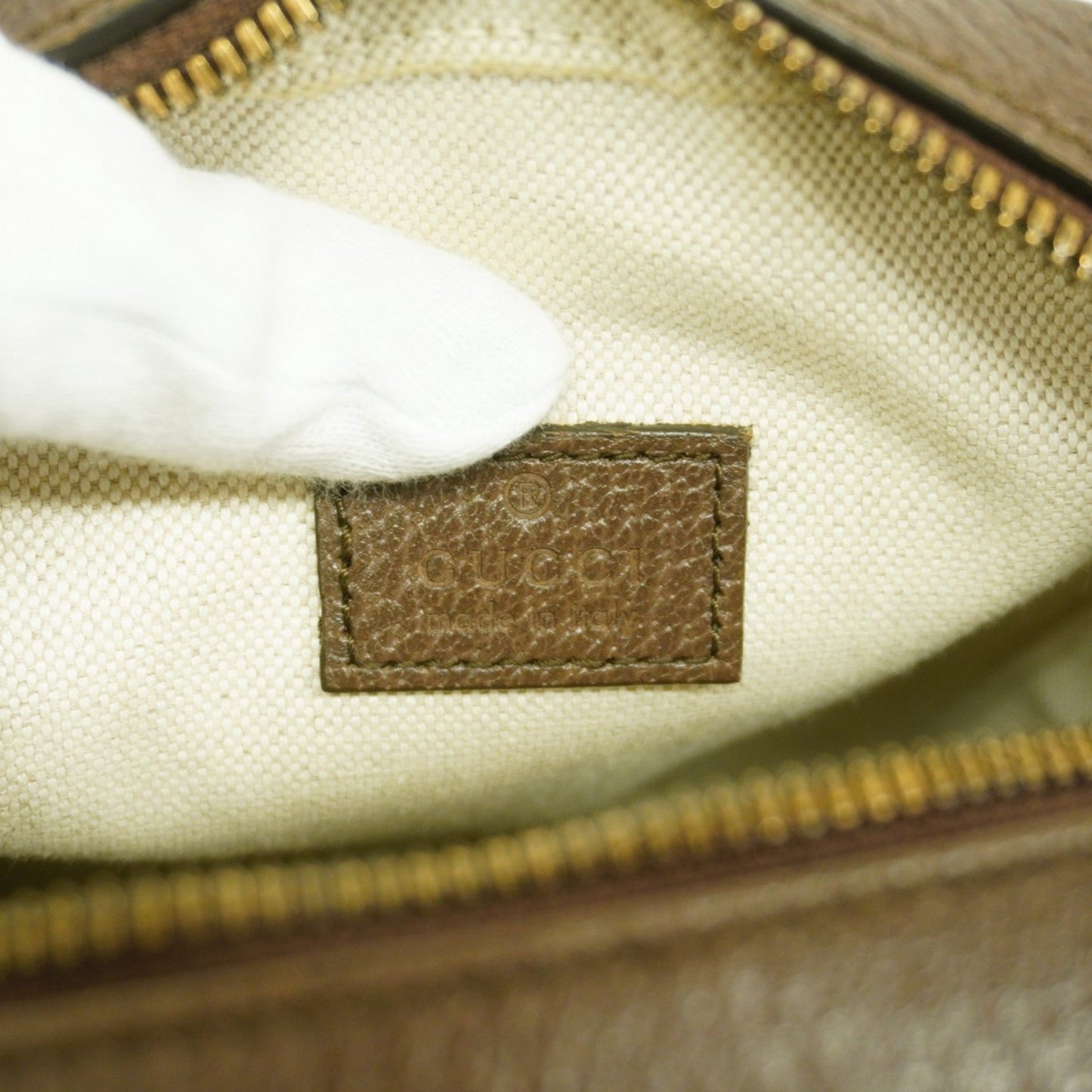Gucci Brown Pvc Leather Shoulder Bag