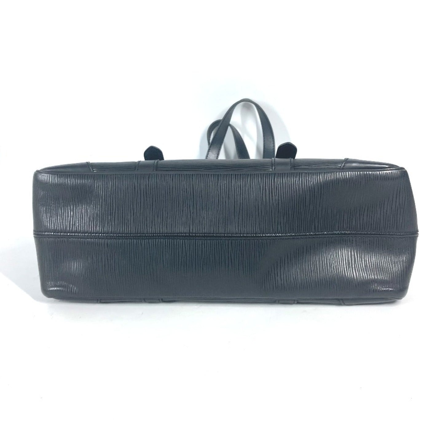Louis Vuitton Black Noir Epi Leather Shoulder Bag Tote Bag