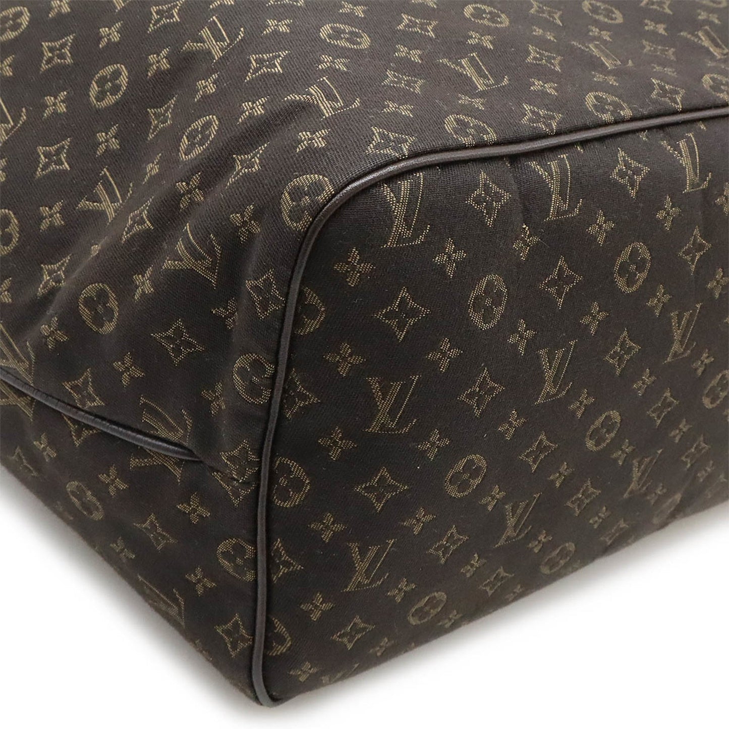 Louis Vuitton Fusain Canvas Leather Shoulder Bag Tote Bag