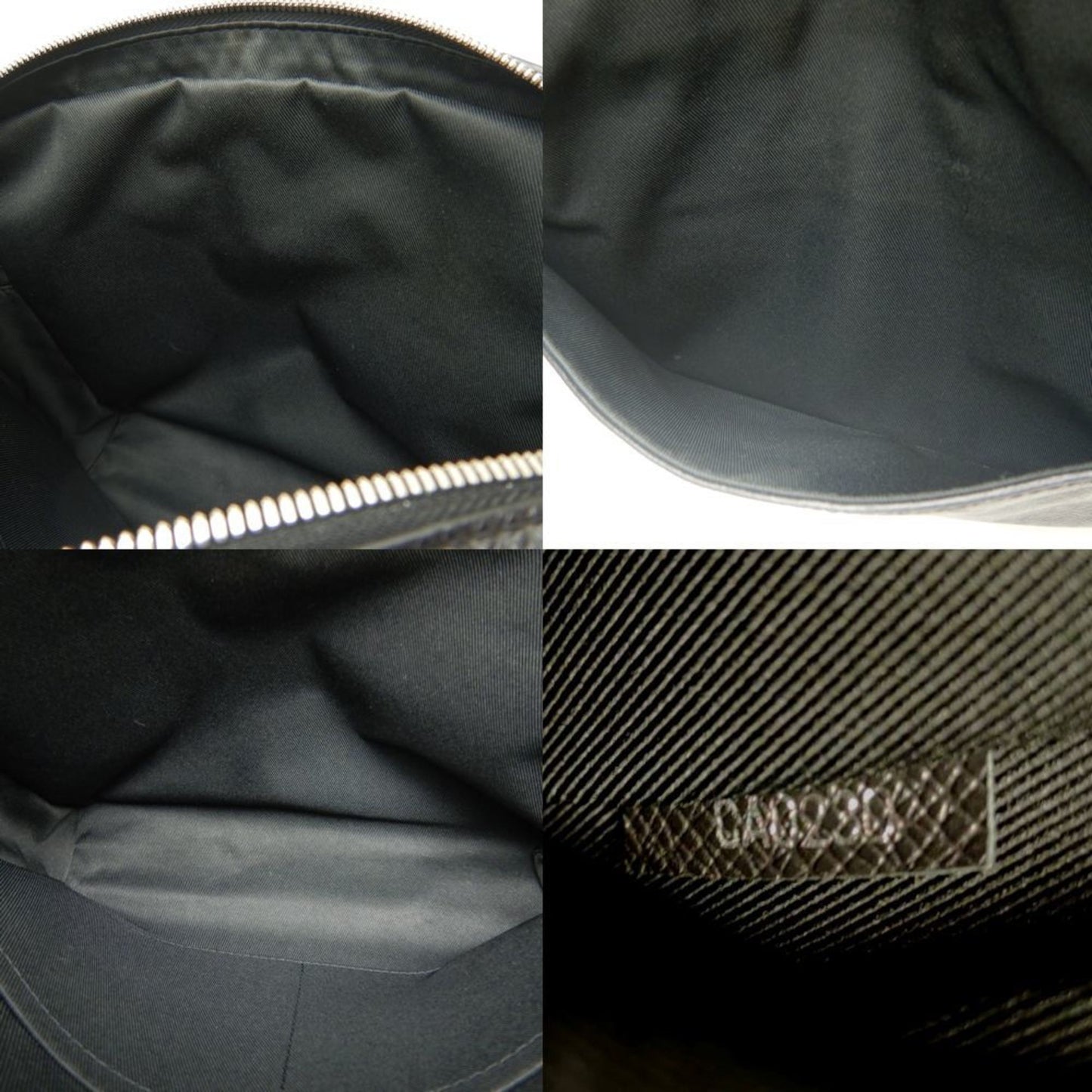 Louis Vuitton Noir Taiga Leather Shoulder Bag