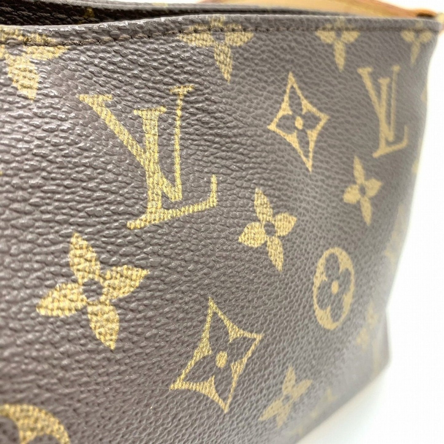 Louis Vuitton Brown Monogram Canvas Shoulder Bag