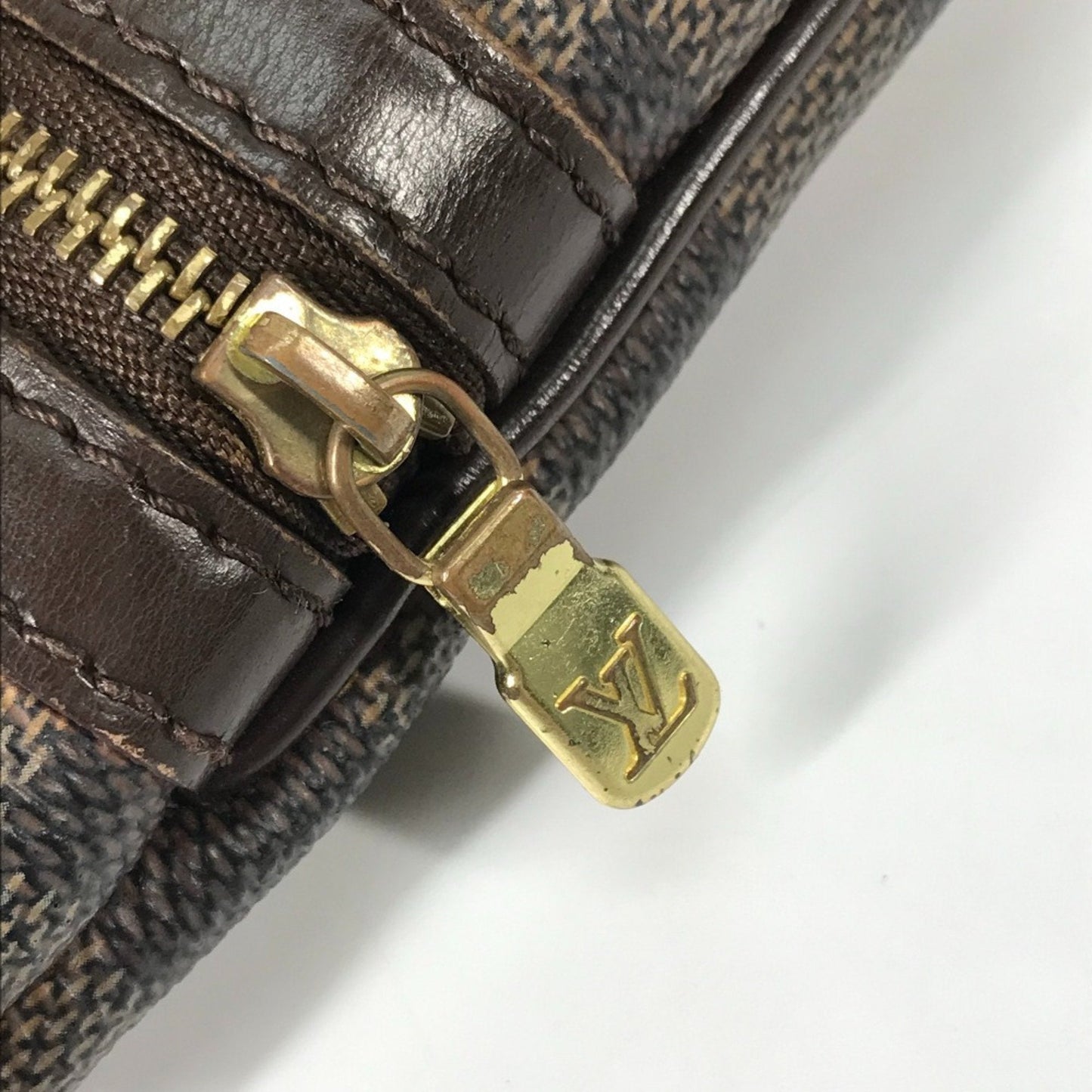Louis Vuitton Brown Ebene Damier Canvas Pochette Shoulder Bag