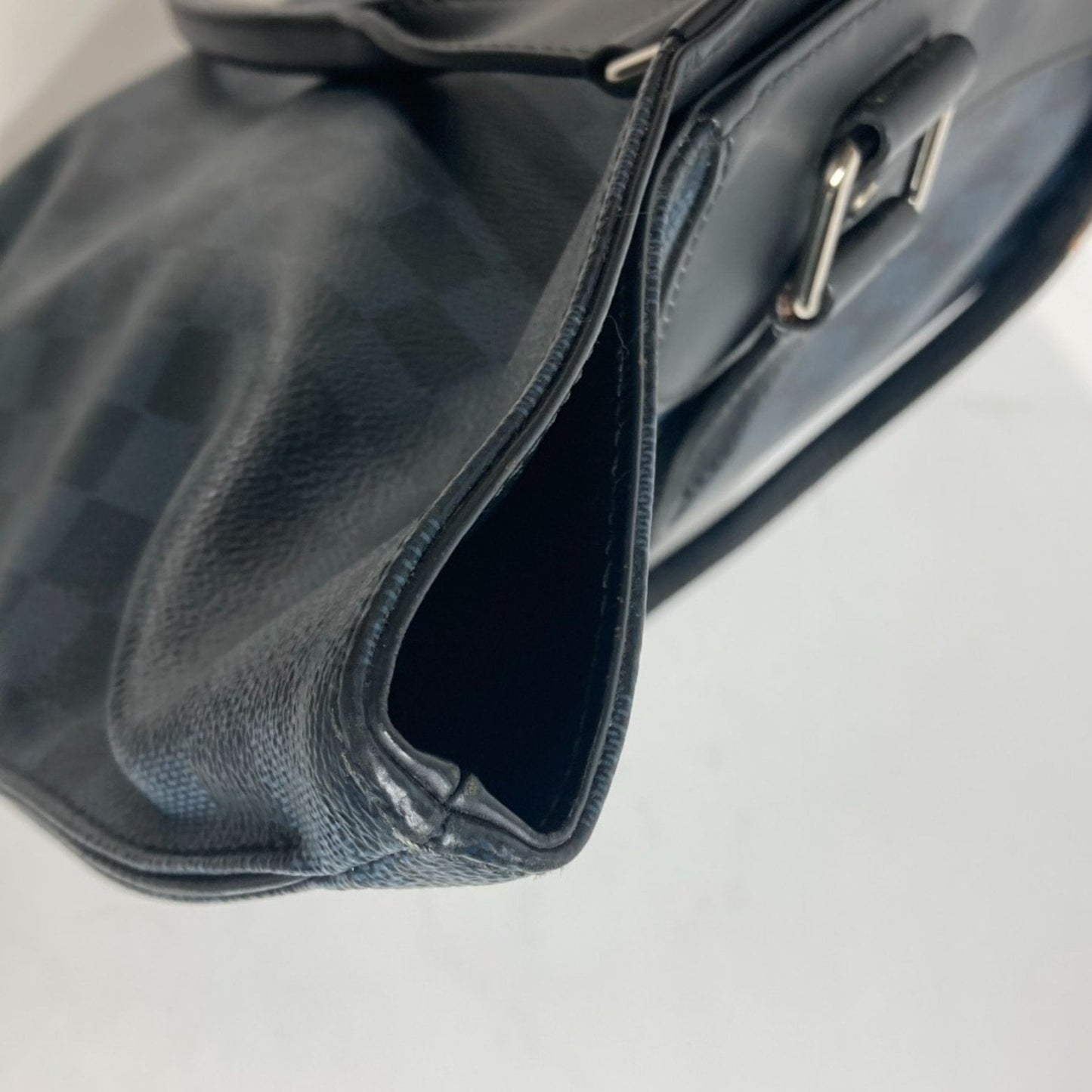 Louis Vuitton Navy Damier Canvas Shoulder Bag Tote Bag