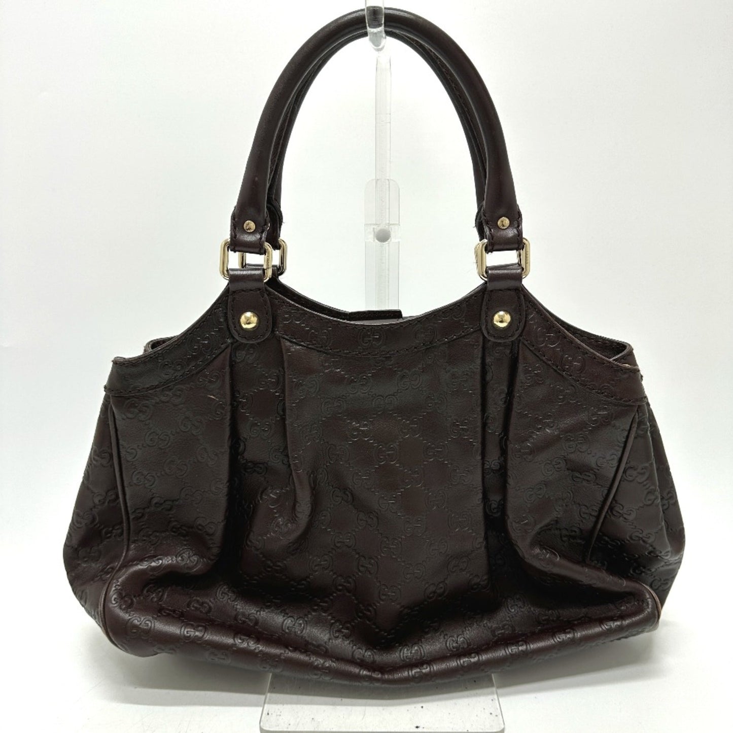 Gucci Brown Leather Tote Bag