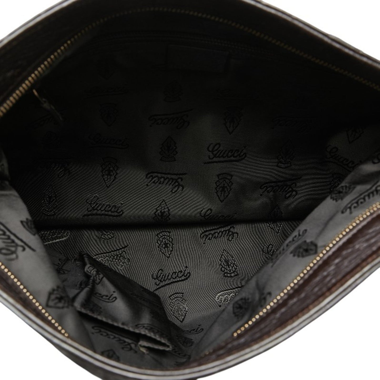 Gucci Brown Leather Shoulder Bag