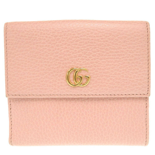 Gucci Pink Leather Wallet (Bi-Fold) ()