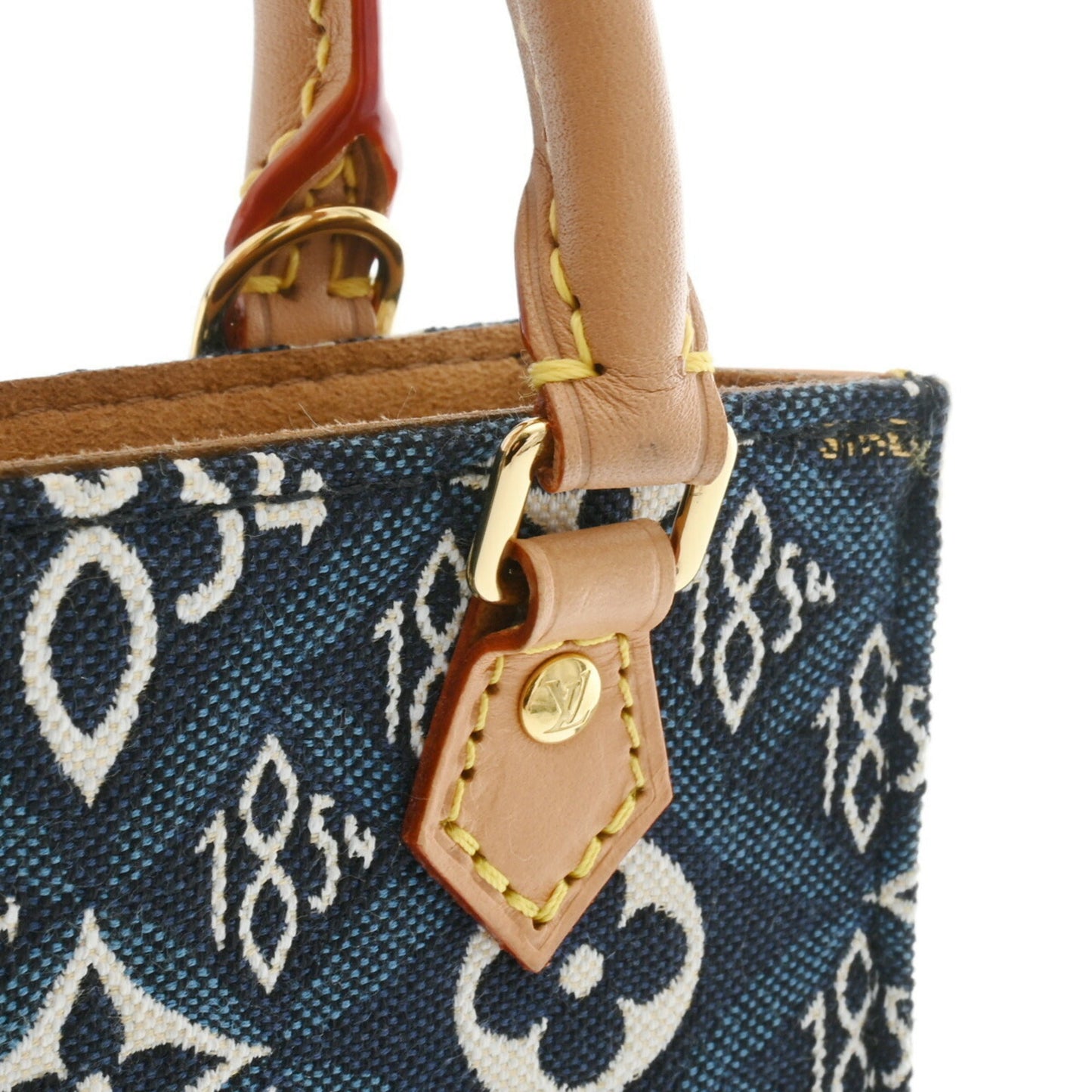 Louis Vuitton Blue Jacquard Shoulder Bag