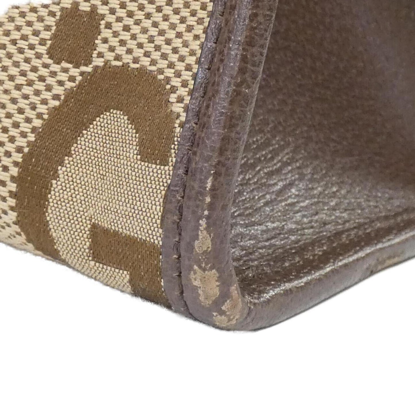 Gucci Brown Camel Canvas Handbag