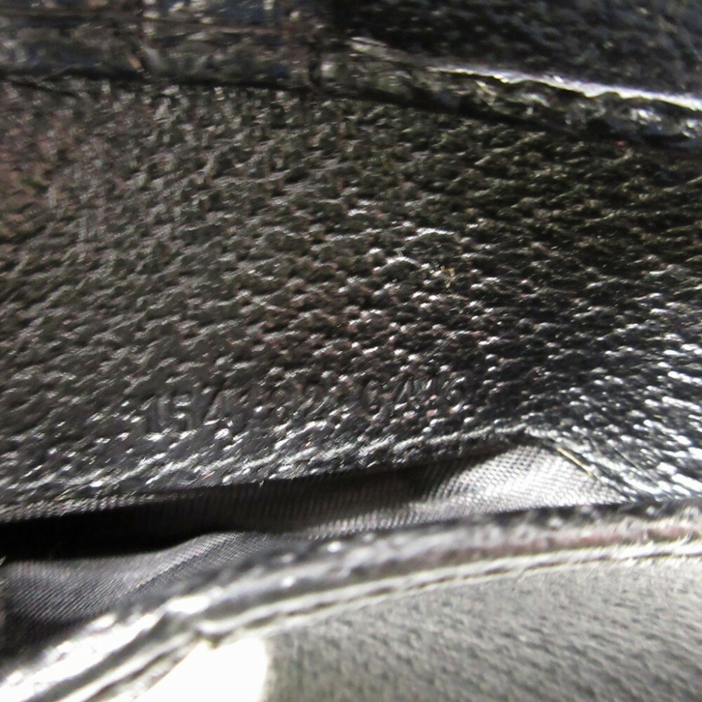 Gucci Black Gg Canvas Leather Wallet (Bi-Fold)