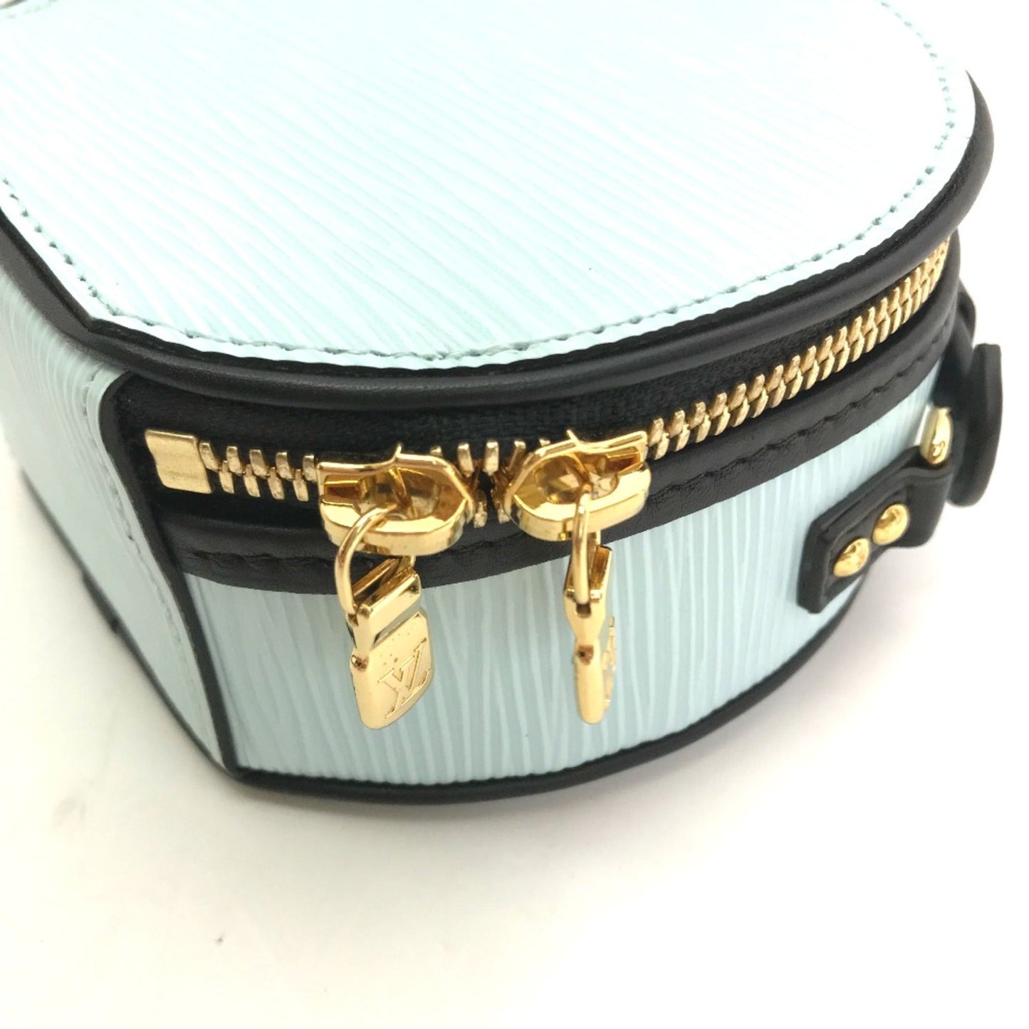 Louis Vuitton Blue Leather Shoulder Bag