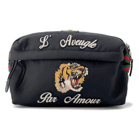 Gucci Black Nylon Sling Bag