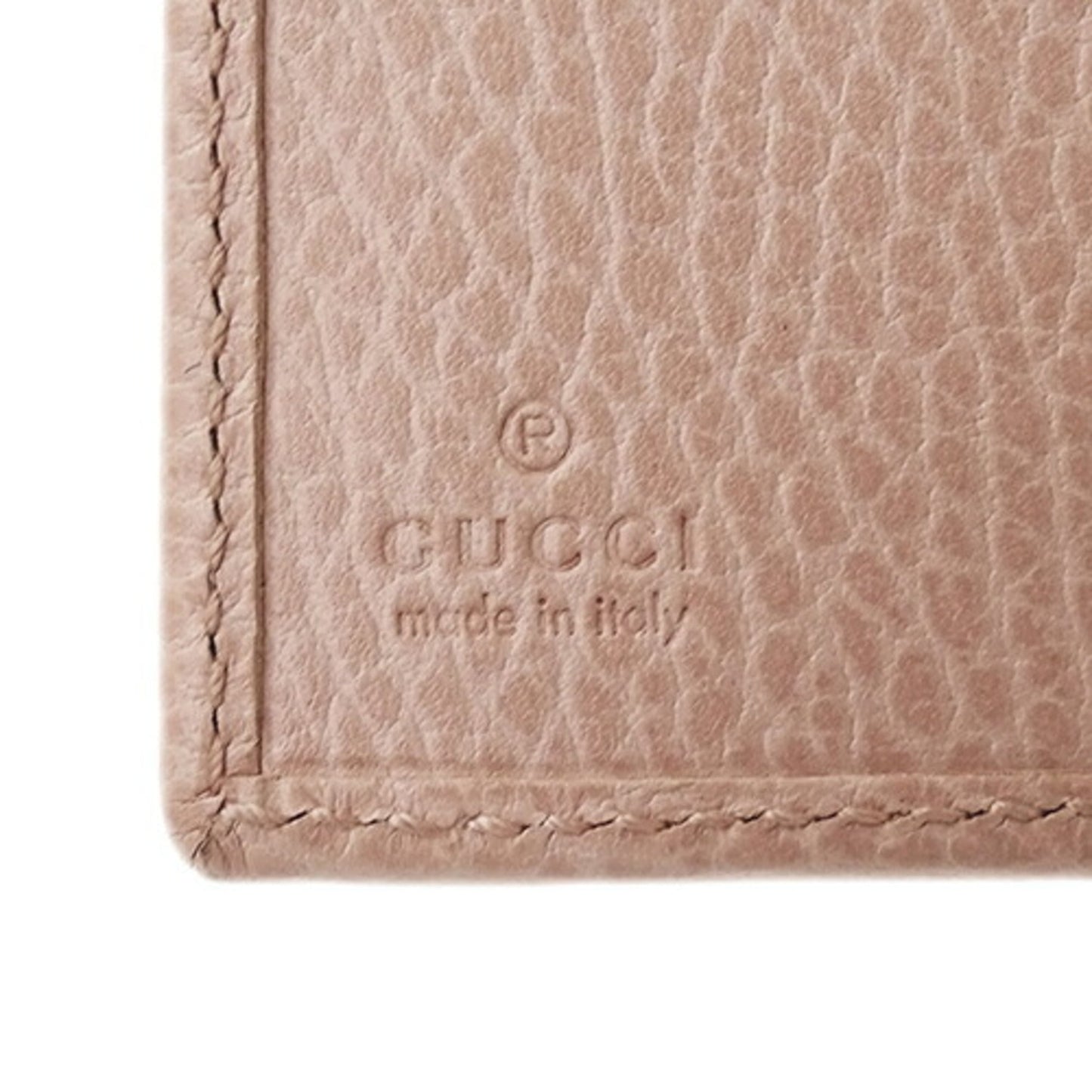 Gucci Pink Leather Wallet (Tri-Fold)