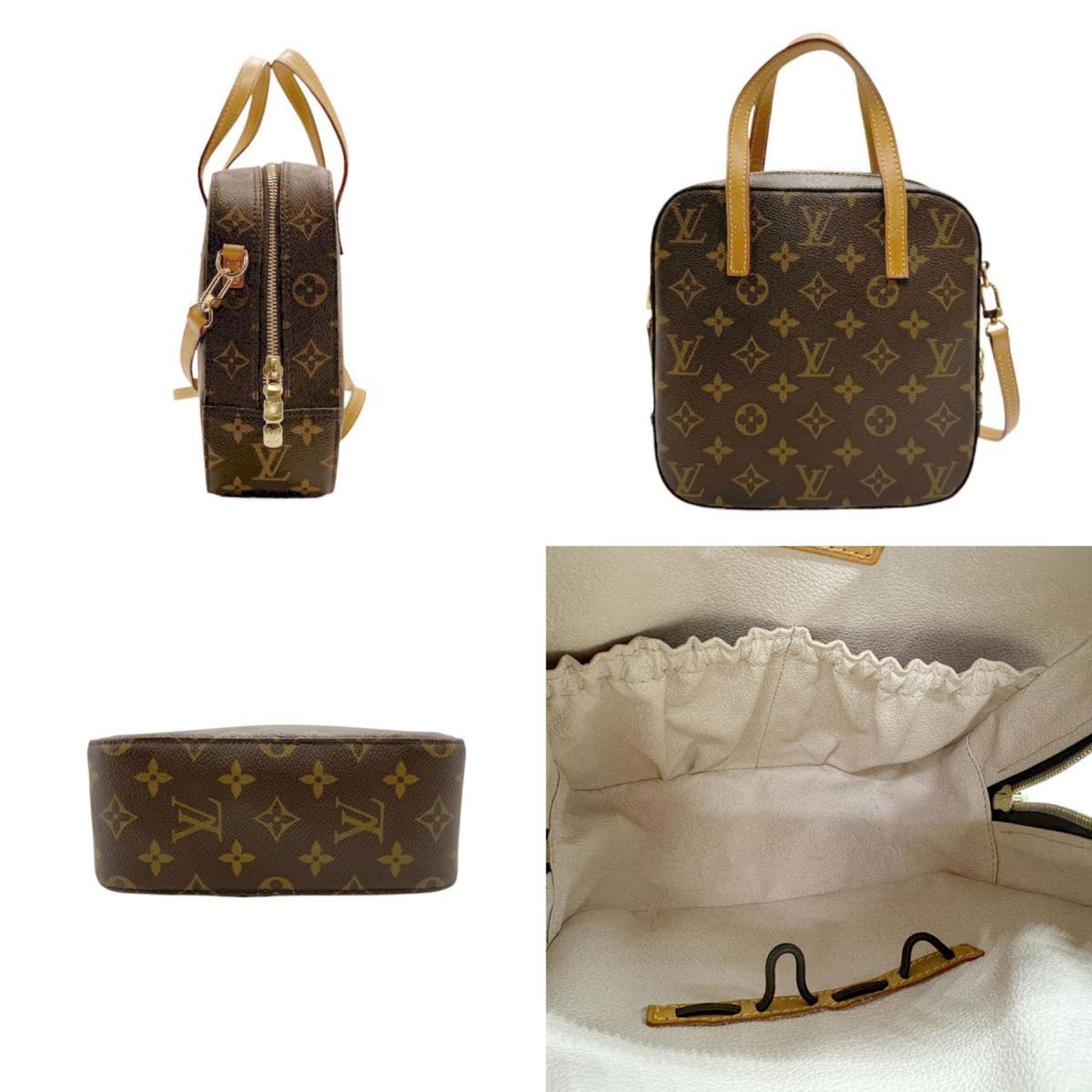 Louis Vuitton Brown Monogram Canvas Handbag Shoulder Bag