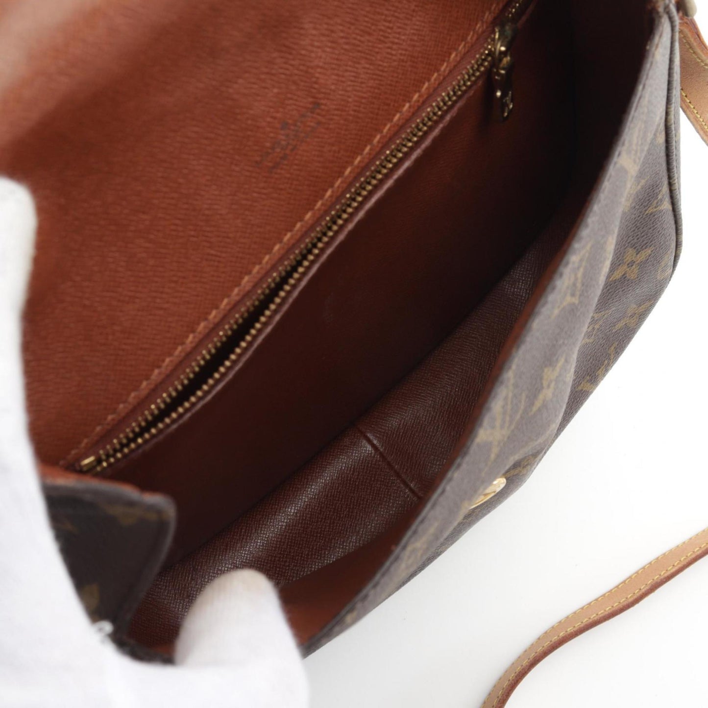 Louis Vuitton Brown Monogram Monogram Leather Shoulder Bag