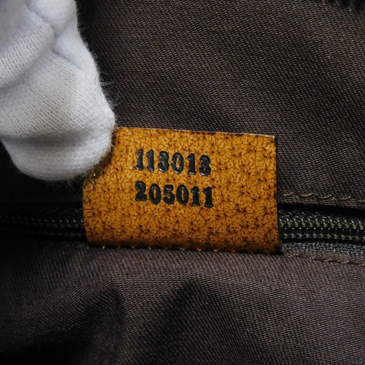 Gucci Beige Brown Gg Canvas Leather Messenger Bag Shoulder Bag