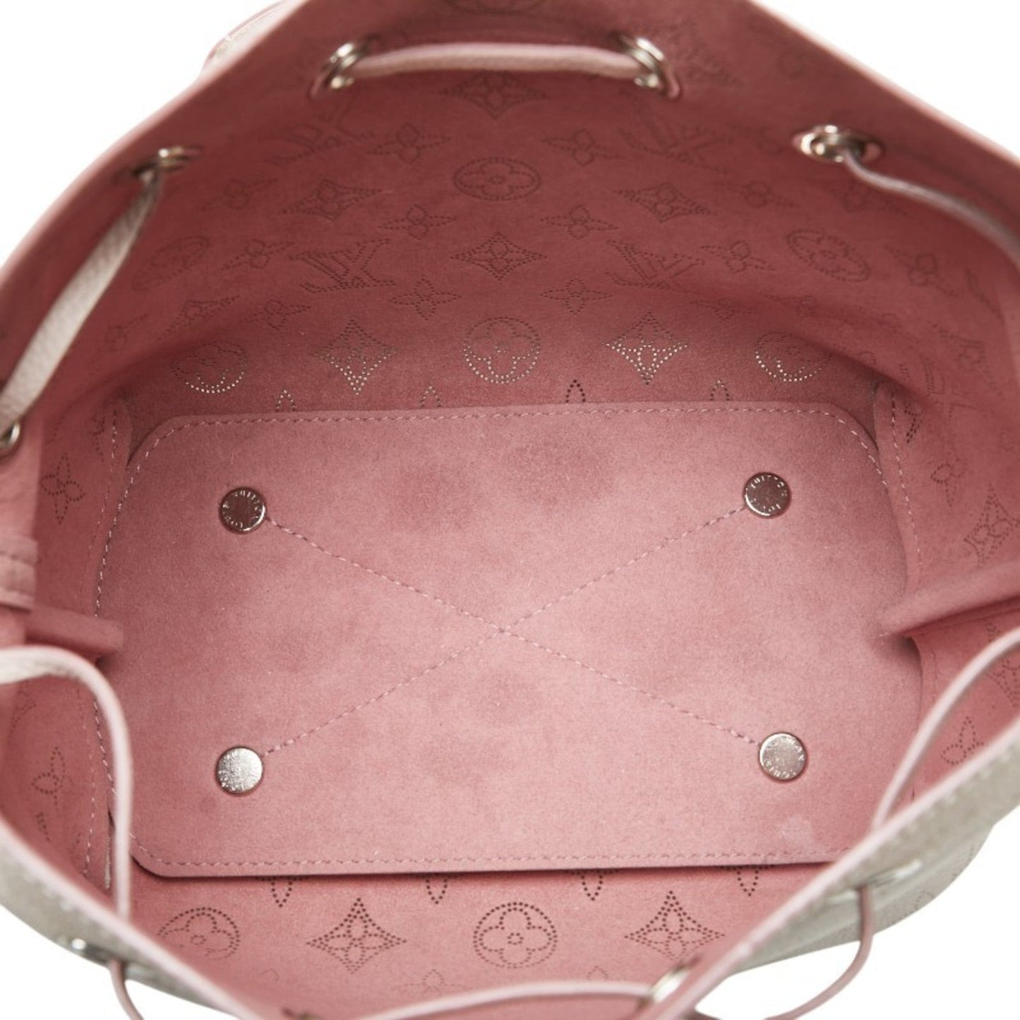 Louis Vuitton Mahina Magnolia Leather Handbag Shoulder Bag