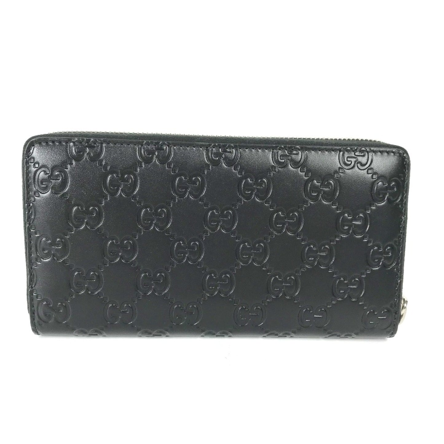 Gucci Black Leather Long Wallet (Bi-Fold)