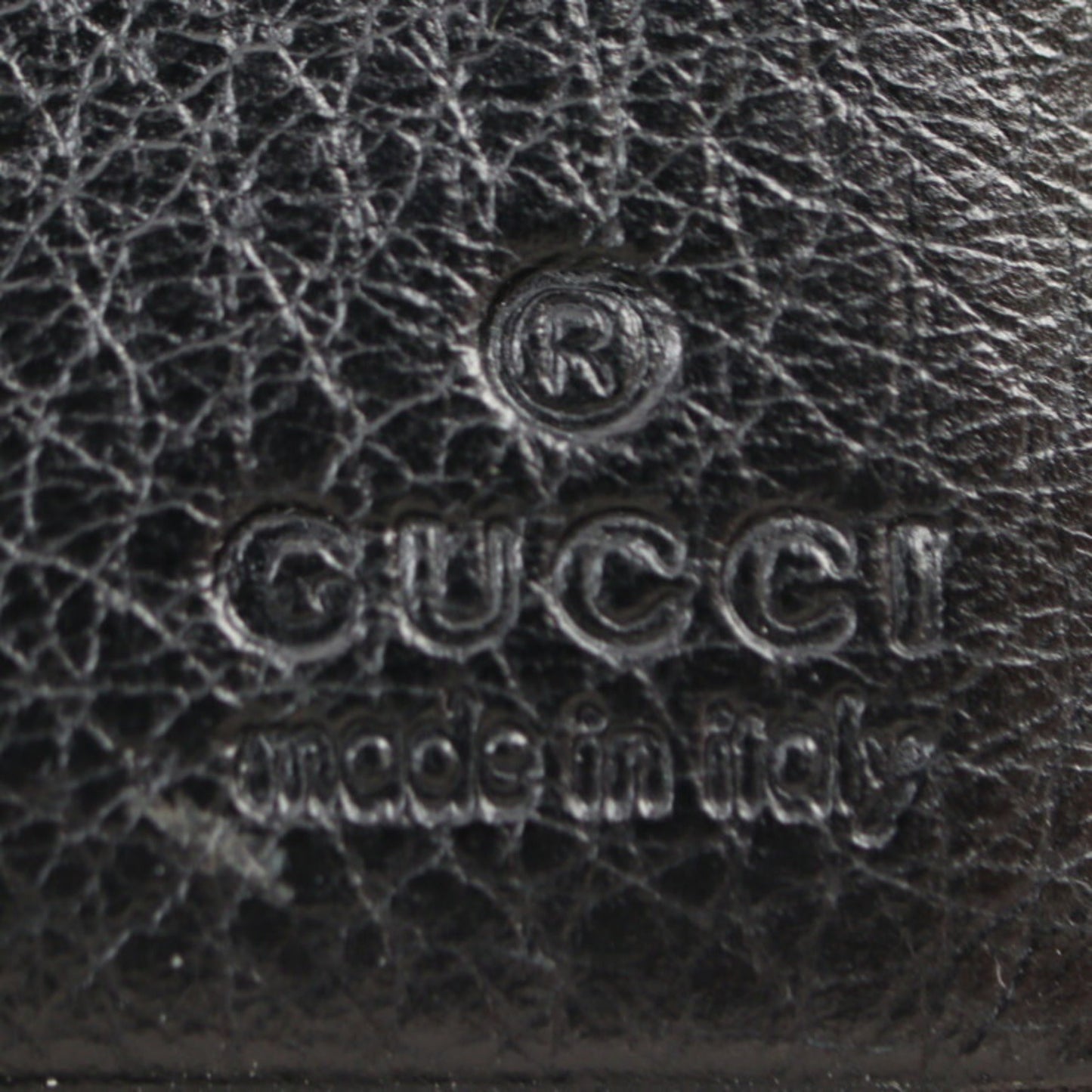 Gucci Black Leather Bill Wallet (Bi-Fold)