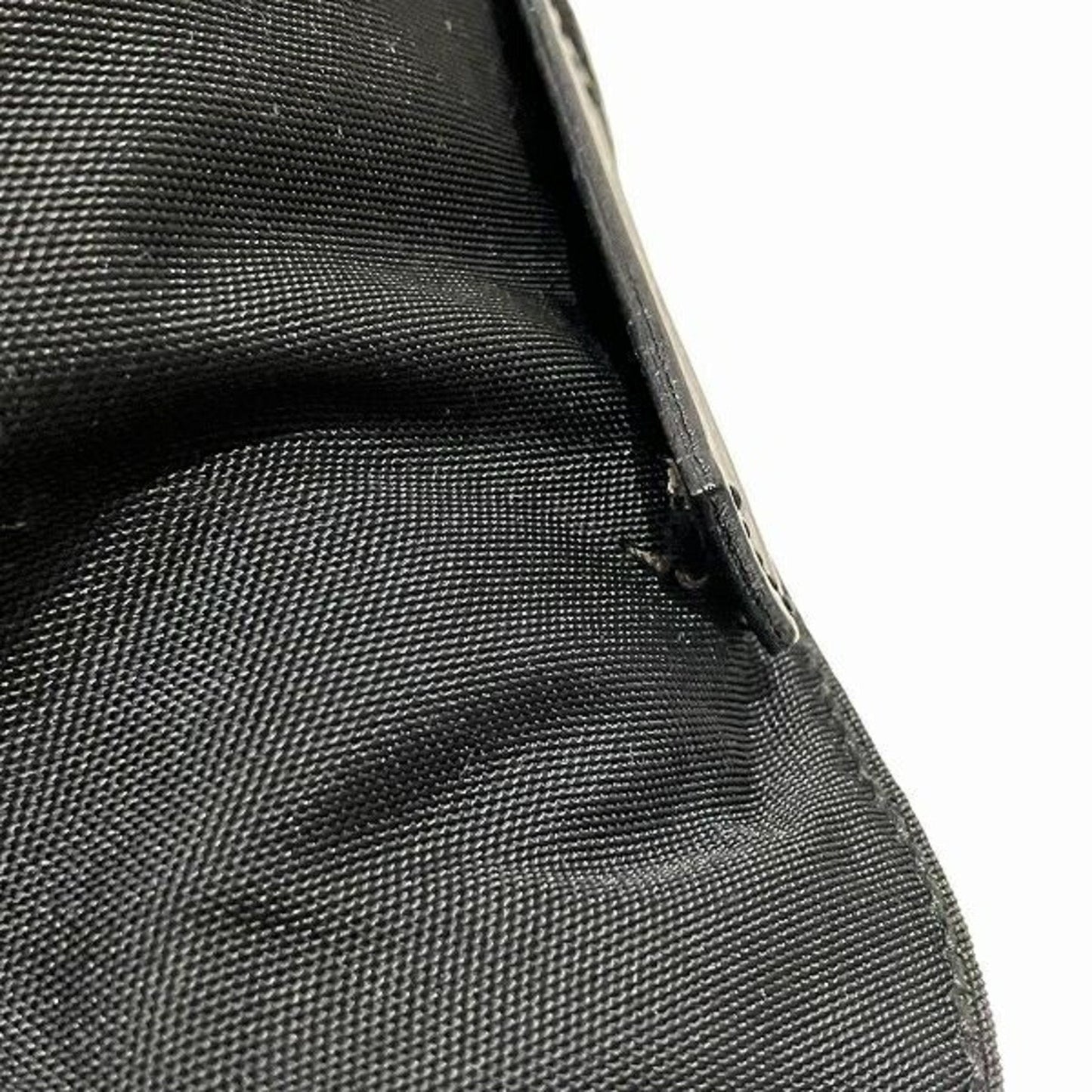 Gucci Black Nylon Leather Shoulder Bag