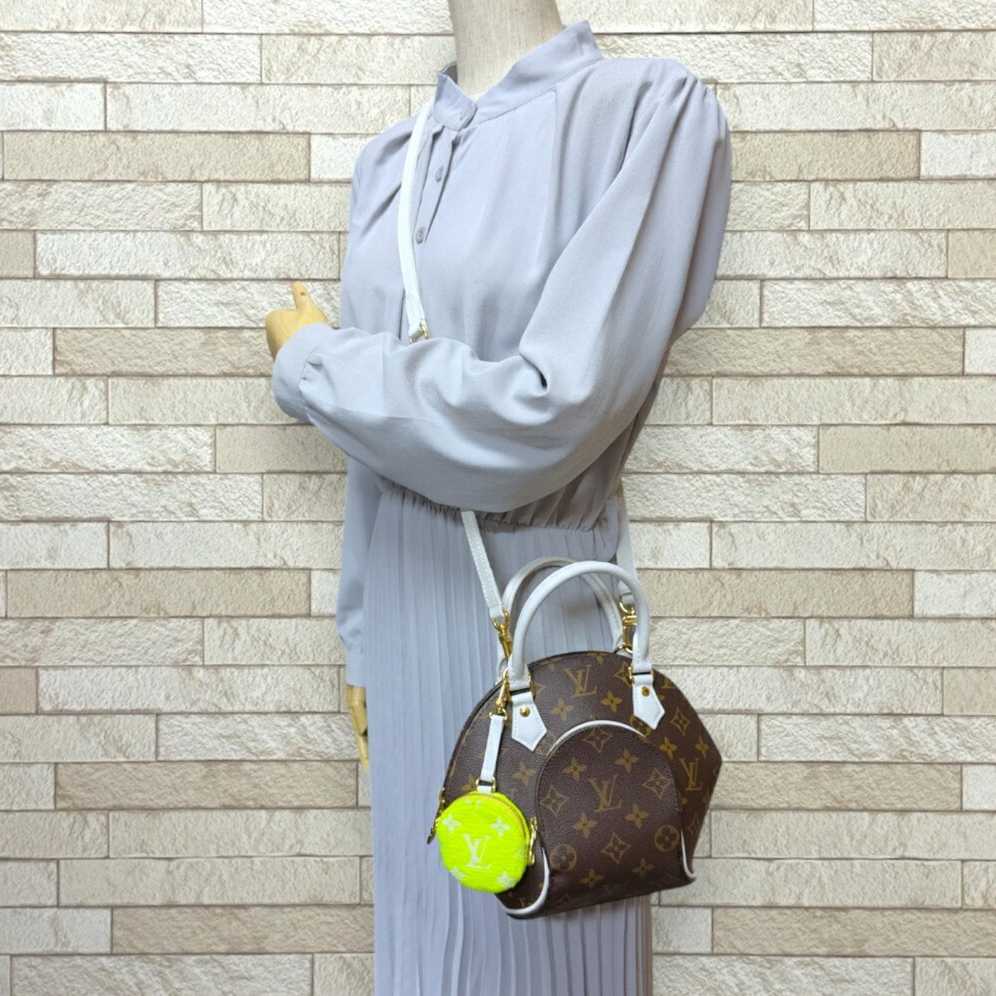 Louis Vuitton Monogram Brown White Monogram Shoulder Bag
