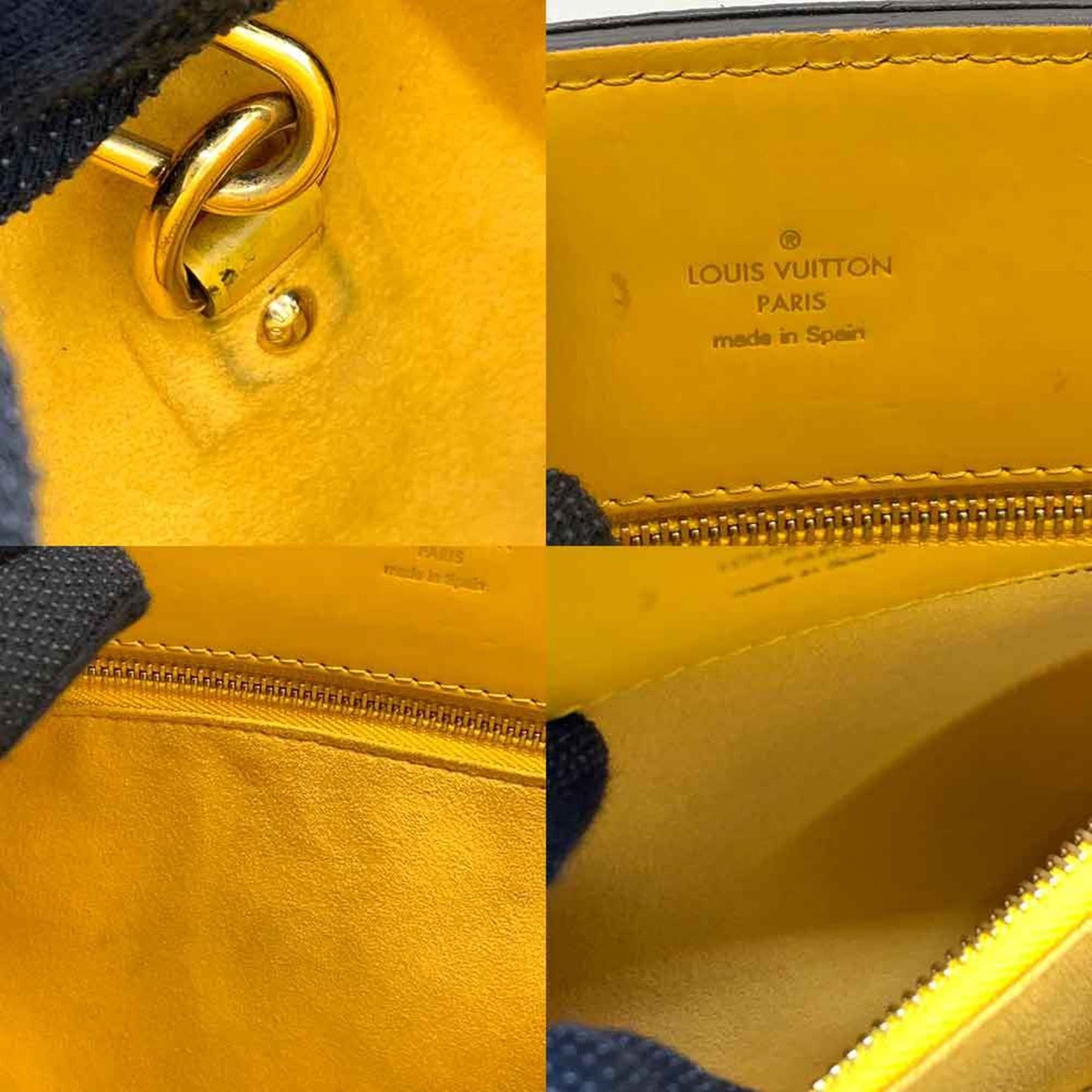 Louis Vuitton Brown Monogram Yellow Monogram Handbag Shoulder Bag