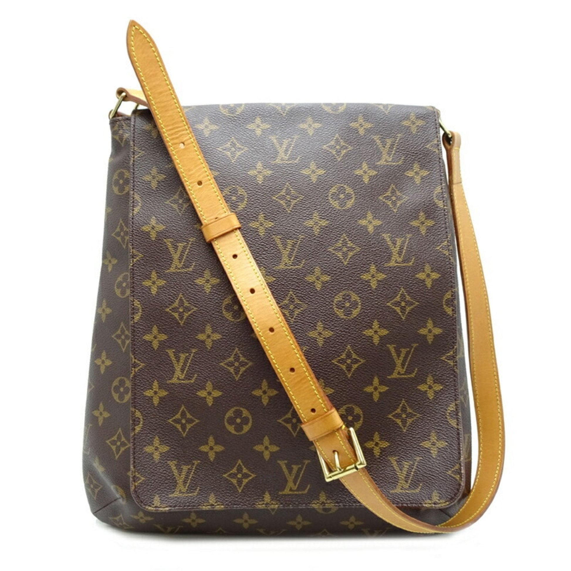 Louis Vuitton Brown Monogram Shoulder Bag ()