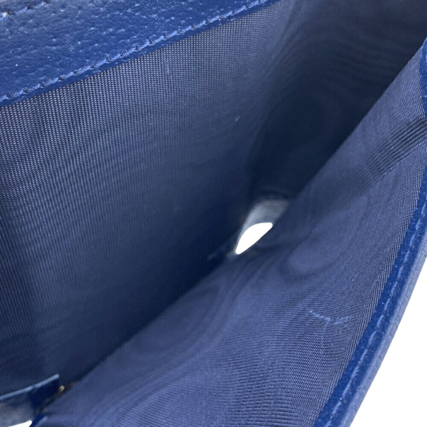 Gucci Beige Blue Gg Supreme Leather Wallet (Tri-Fold)
