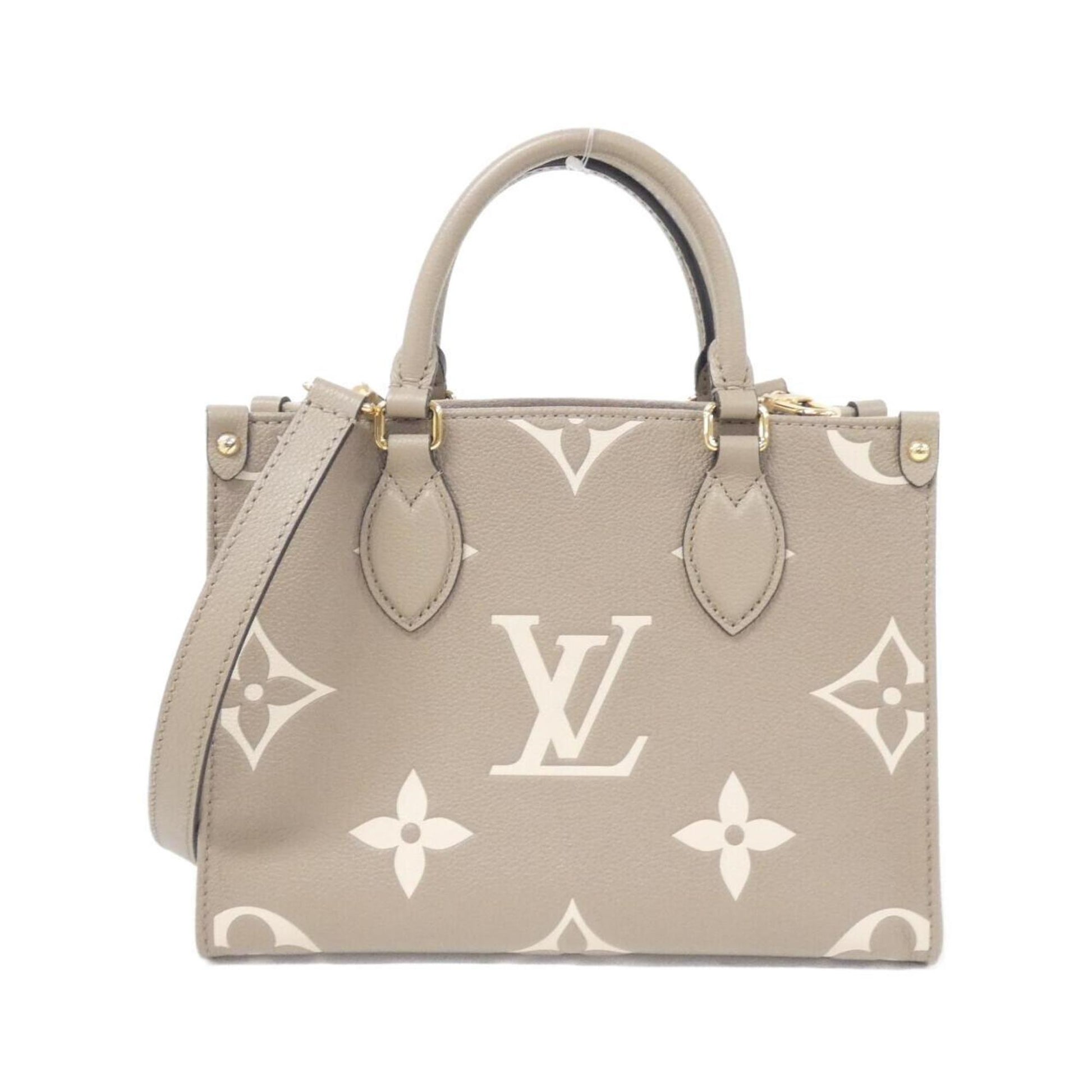 Louis Vuitton Tourterelle Leather Handbag Shoulder Bag ()