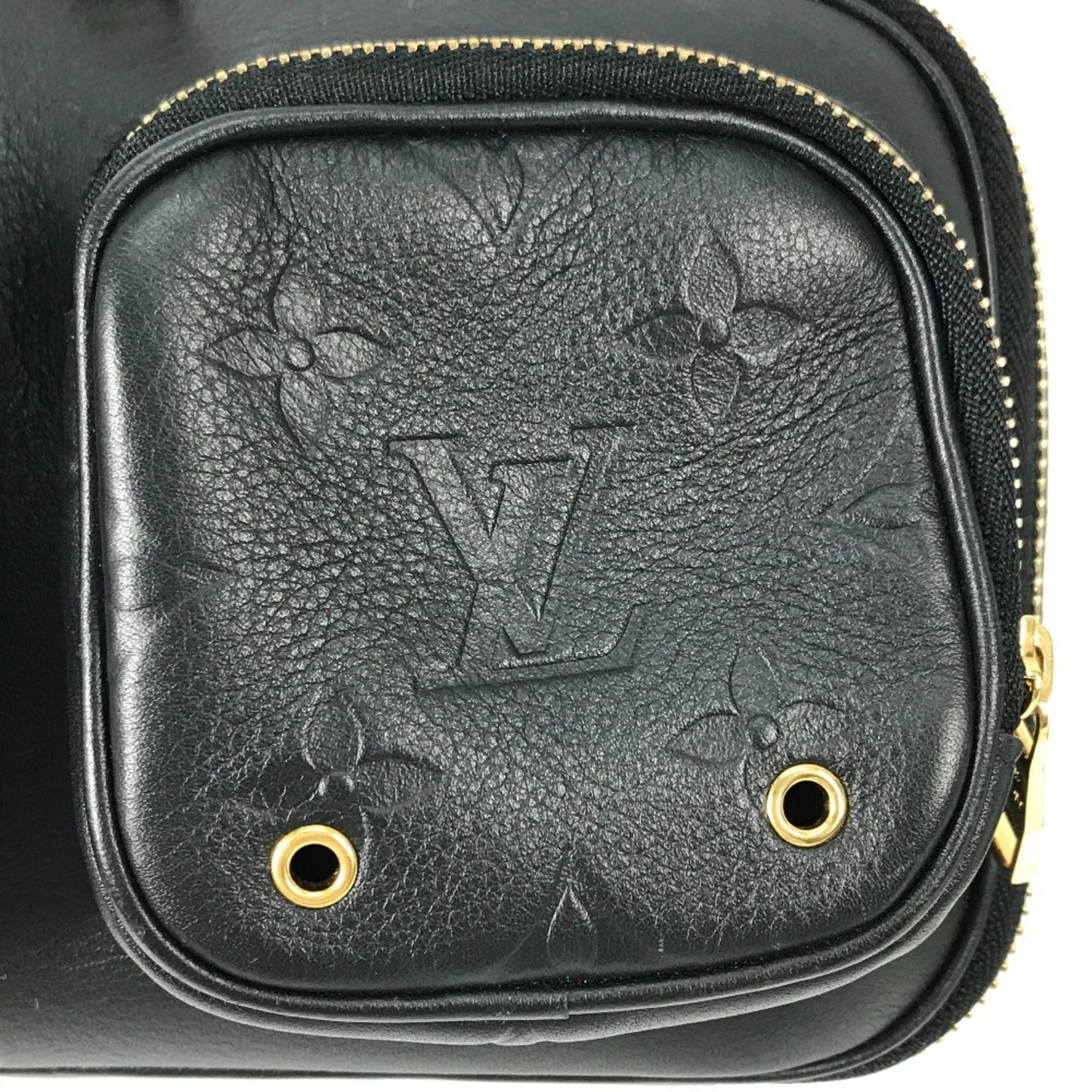 Louis Vuitton Black Leather Shoulder Bag