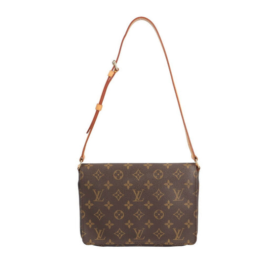 Louis Vuitton Brown Monogram Canvas Shoulder Bag ()