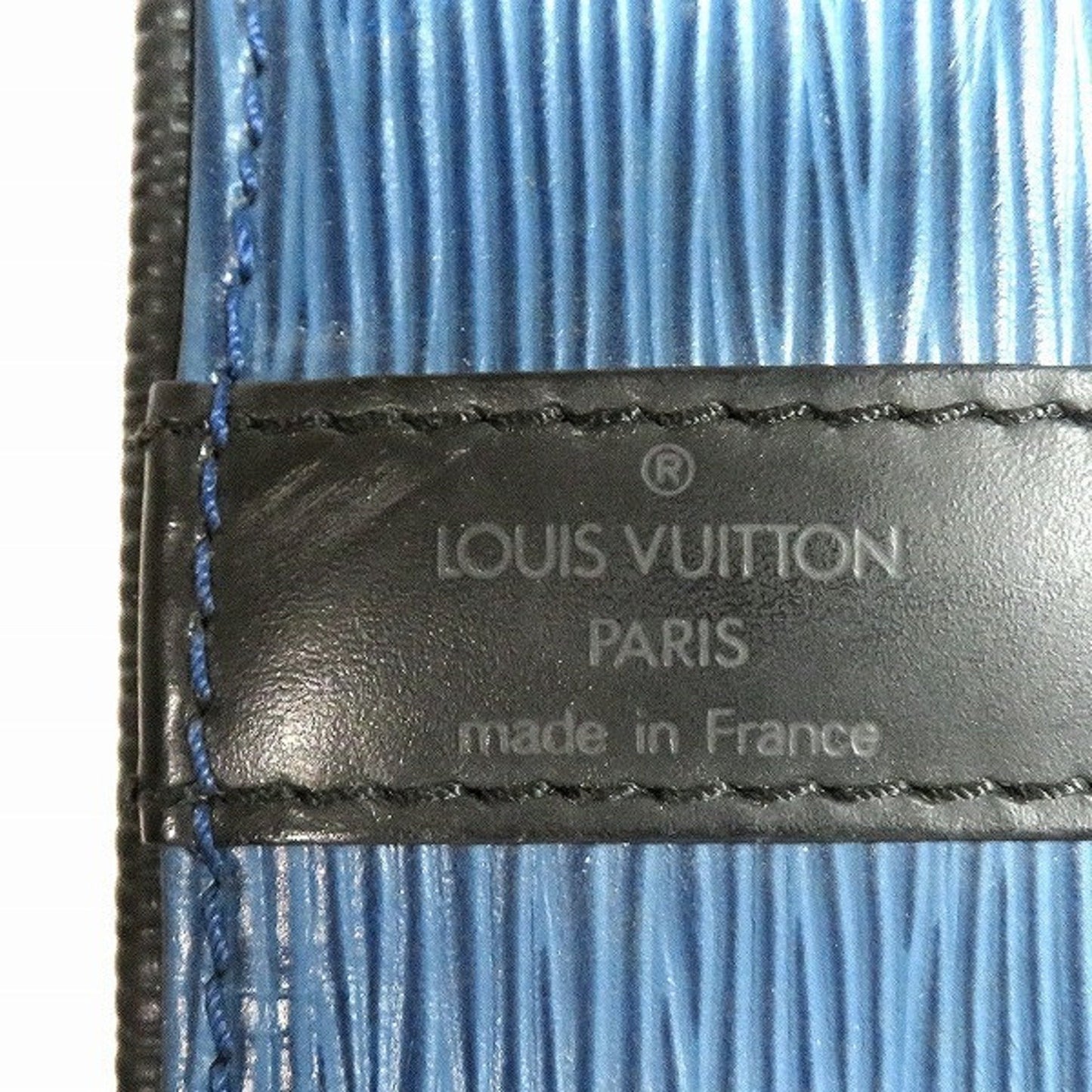 Louis Vuitton Blue Toledo Blue Leather Shoulder Bag
