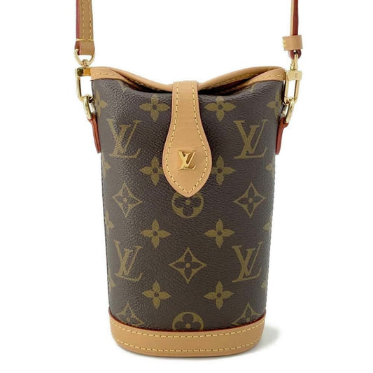 Louis Vuitton Brown Monogram Pouch Shoulder Bag ()
