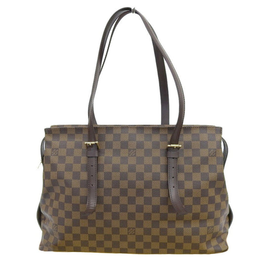 Louis Vuitton Damier Damier Canvas Ebene Shoulder Bag Tote Bag ()