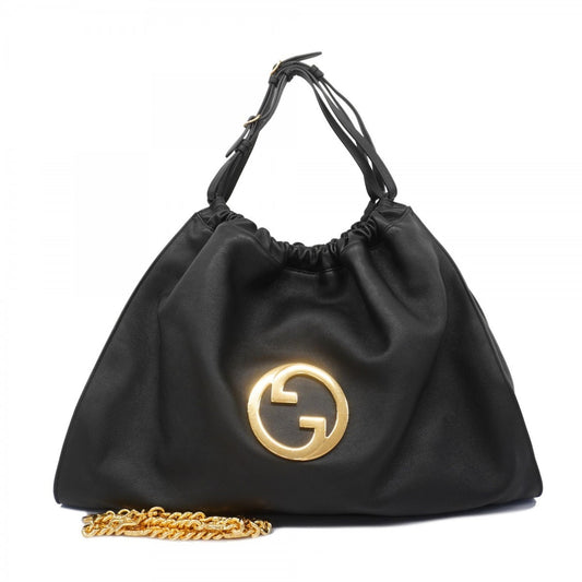 Gucci Black Leather Tote Bag ()