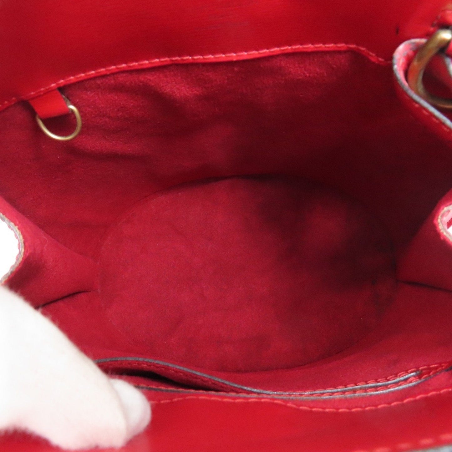 Louis Vuitton Red Color Epi Leather Shoulder Bag