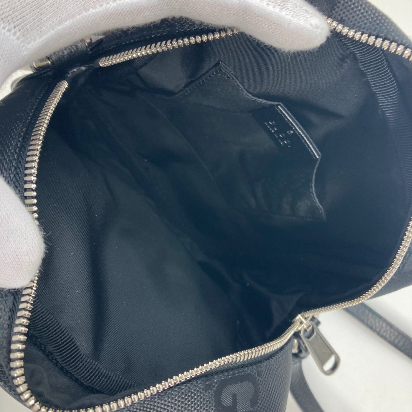 Gucci Black Cloth Shoulder Bag
