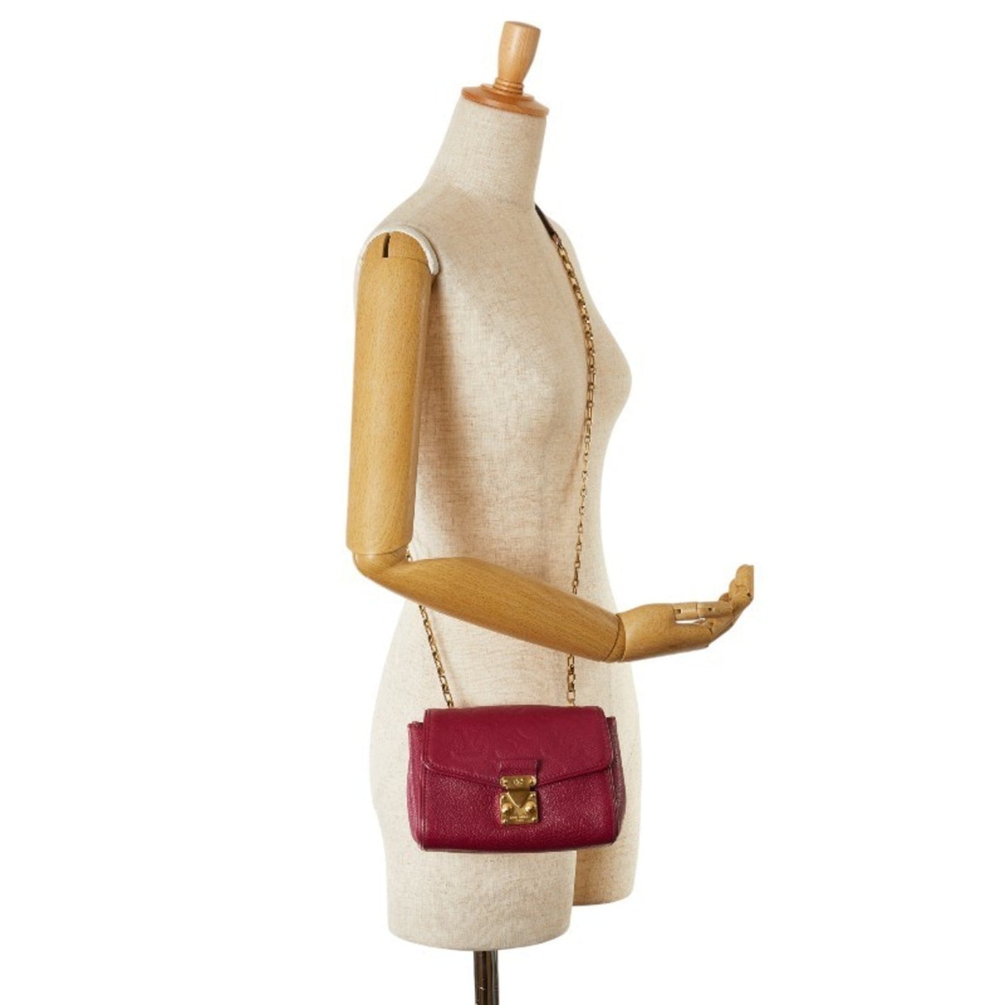 Louis Vuitton Grape Purple Leather Shoulder Bag