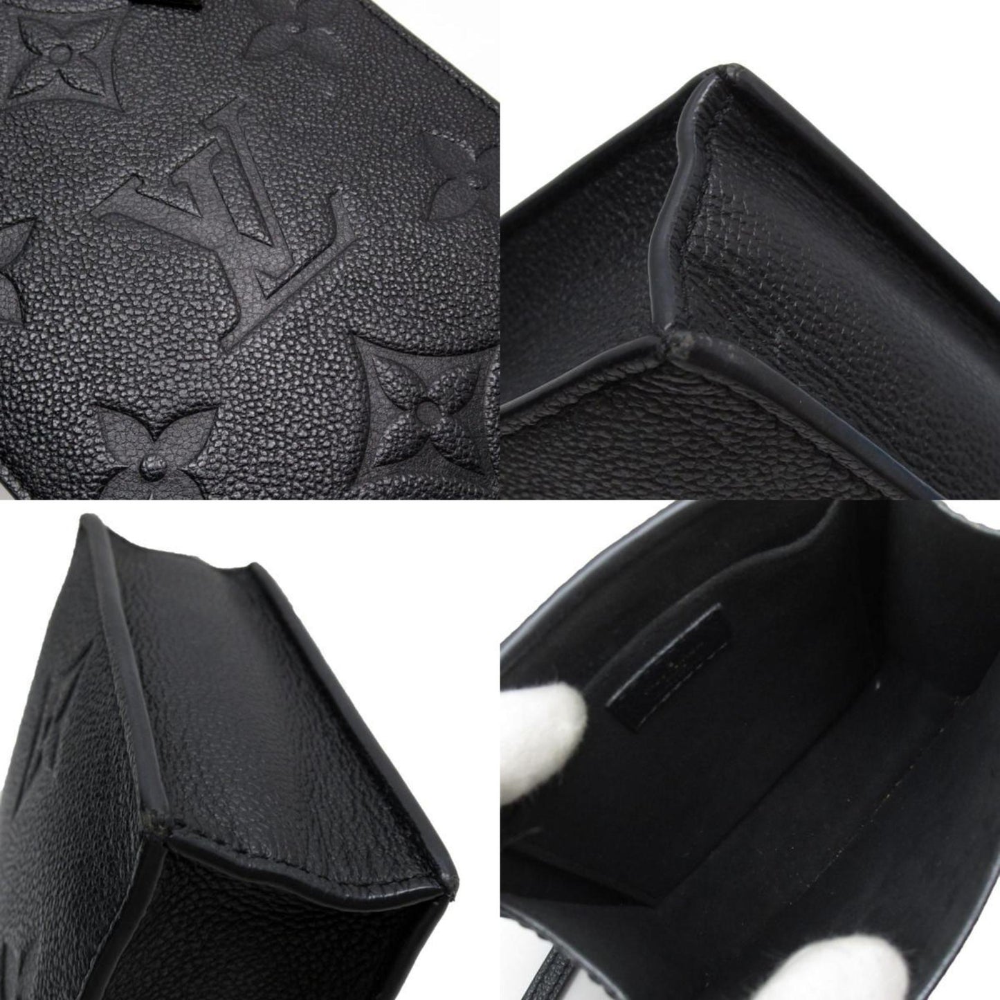 Louis Vuitton Black Monogram Empreinte Handbag Shoulder Bag