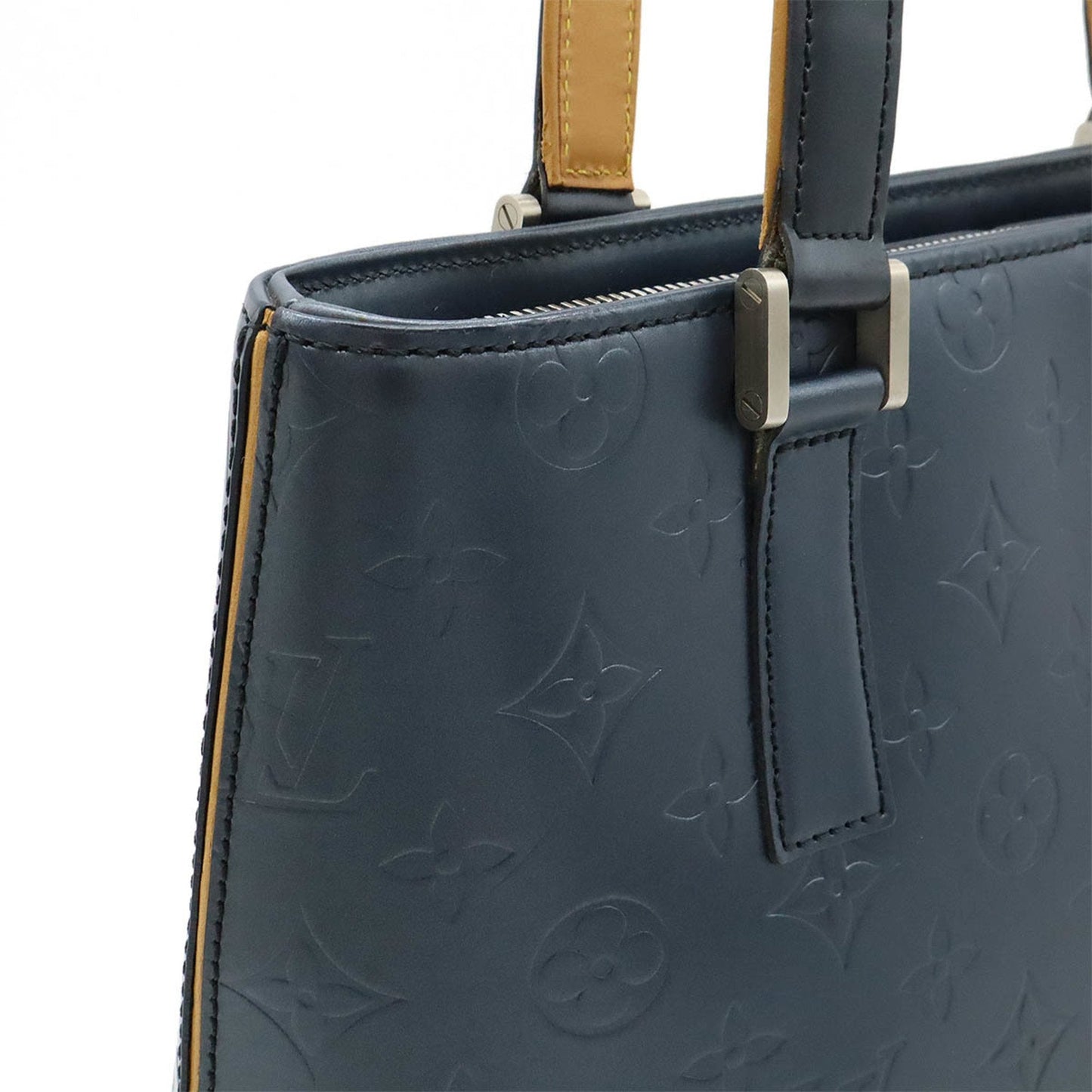 Louis Vuitton Monogram Mat Blue Monogram Mat Shoulder Bag Tote Bag