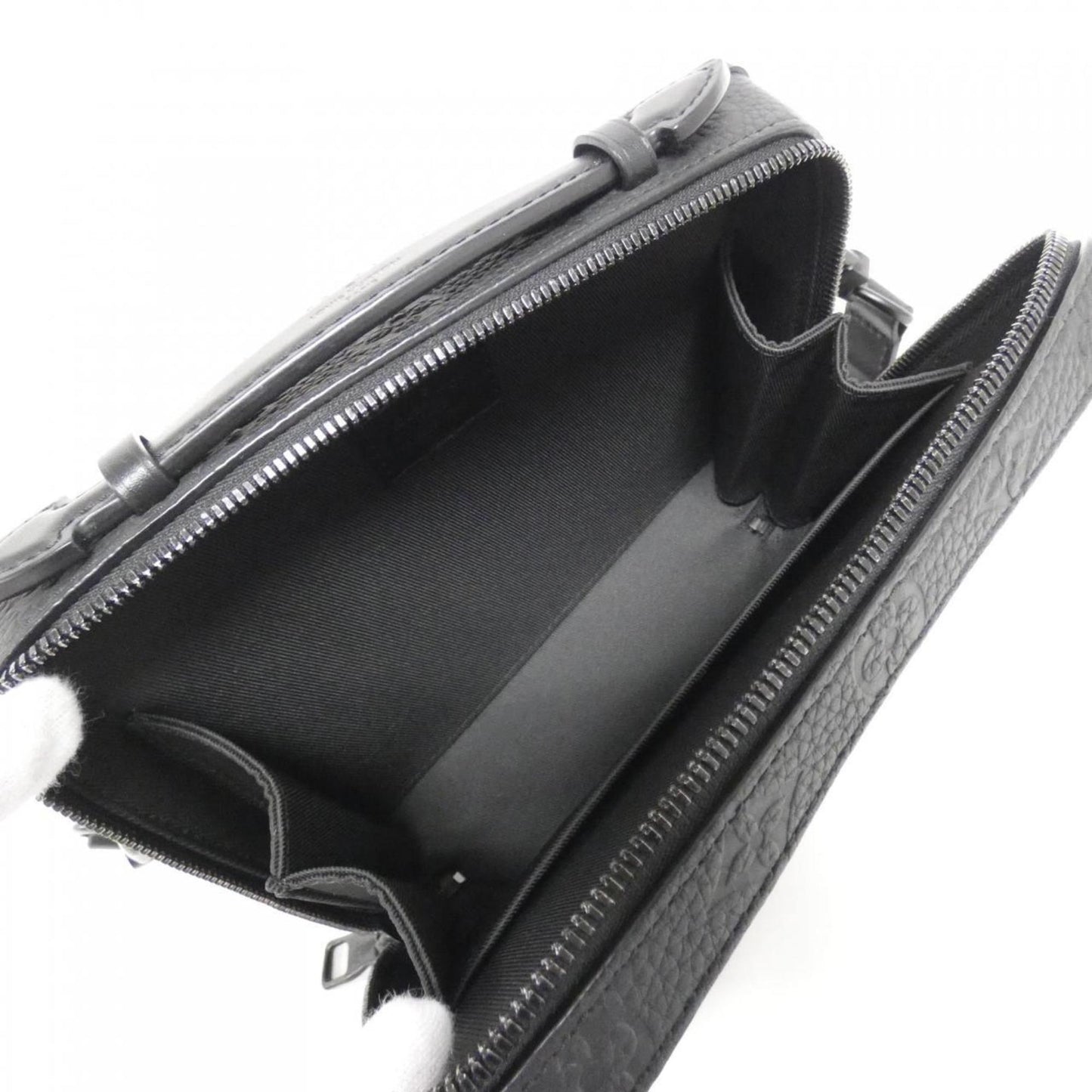 Louis Vuitton Taurillon Black Leather Shoulder Bag