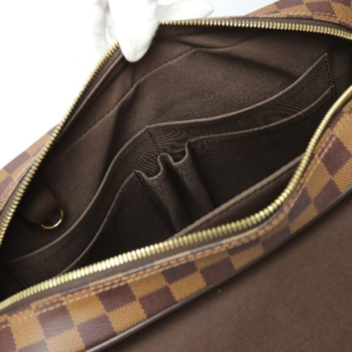 Louis Vuitton Damier Brown Damier Canvas Shoulder Bag
