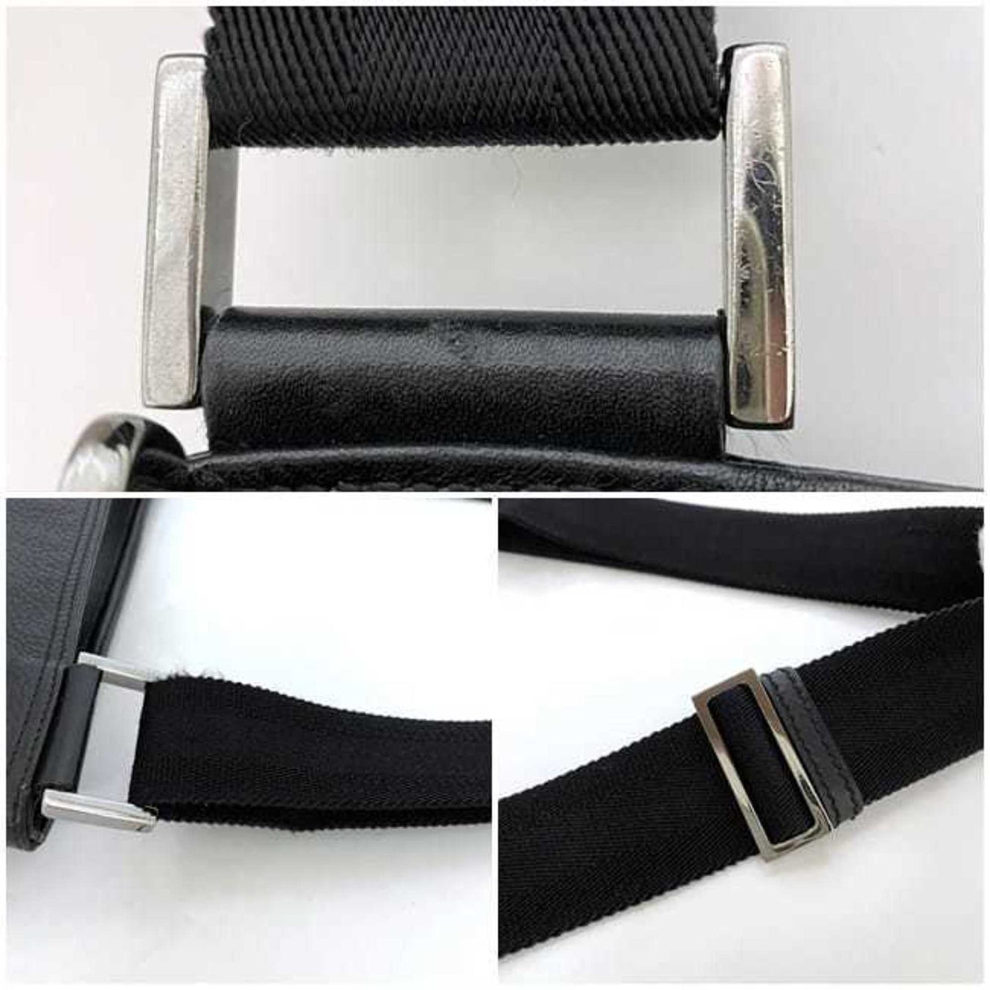 Gucci Black Leather Shoulder Bag