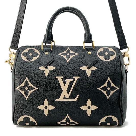 Louis Vuitton Bicolor Black Noir Monogram Empreinte Handbag Shoulder Bag ()
